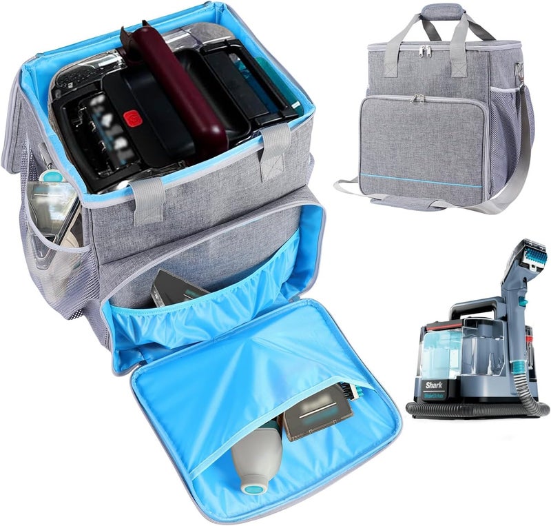 LOTCAIN Storage Bag Compatible with Shark StainStriker Carpet and Upholstery Cleaner Machine Portable Carrying Bag with Large Space Storage Bag for Carpet Cleaner,Soft Handle,Bag Only - Image 1